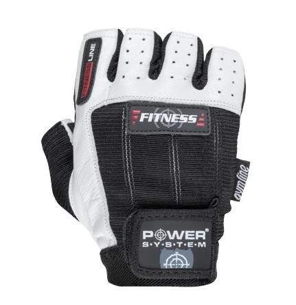 Рукавички для фітнесу та важкої атлетики Power System Fitness PS-2300 XS Black/White (1217070)