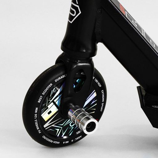 Самокат трюковий Best Scooter Hop Pro HIC-система пеги алюмінієвий диск та дека колеса PU Black (115636) (1217993)