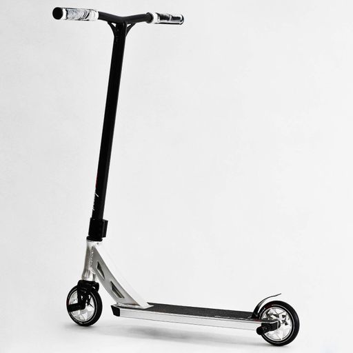 Самокат трюковий Best Scooter Freestyle Pro HIC-система пеги алюмінієвий диск та дека колеса PU White (115639) (1218005)