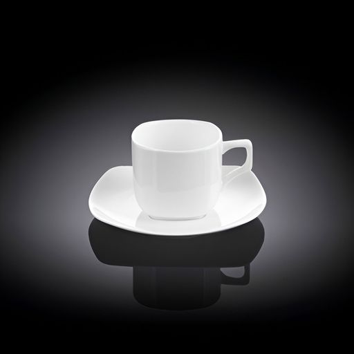 Чашка с блюдцем Wilmax Coffee Cup & Saucer Set, 90 мл (WL-993041)