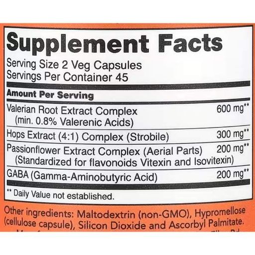 Комплекс для сна NOW Foods Sleep 90 Veg Caps (1220055)