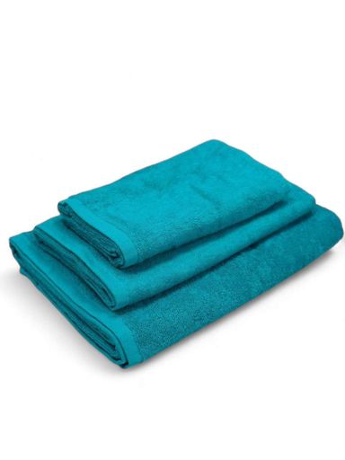 Полотенце однотонное Ideal Textile 70х140 см 400 г/м2 (56860923) Бірюзовий 1 шт (1220945)