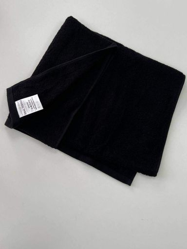 Полотенце махровое Ideal Textile однотонное 50х90 см 360 г/м2 (56861134) Для рук и лица, чорний (1220955)