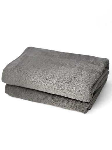 Полотенце махровое банное Ideal Textile 70х140 см однотонное в цветах 400 г/м2 (56860345) Світло-сірий, світло-сірий (1220984)
