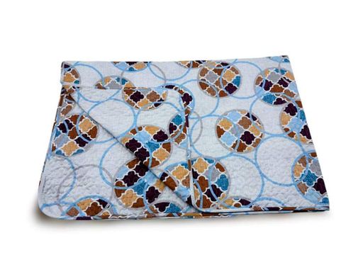 Ковдра-Покривало поліестер (П-908) Leleka-Textile 172х205 кольоровий (1886/6431) (1221758)