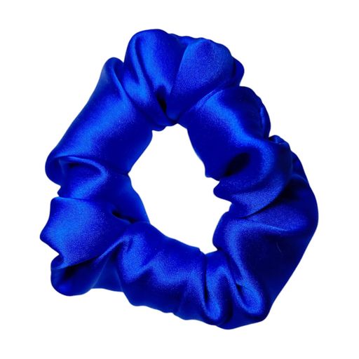 Резинка для волос ScrunchyUA из натурального шелка, синяя, 1 шт (SCR0159SKLUA)