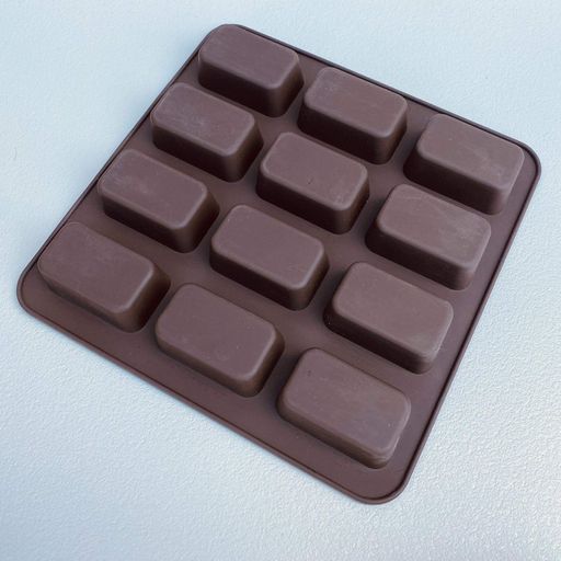Форма силіконова для випікання на 12 шт квадратна 24,8*24,8*2,5 см Lessner Chef Choco 10251 (1222175)