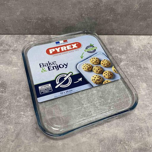 Противень для запекания стеклянный прямоугольный 32*26*2 см Pyrex B&E 291B0000/7616 (1222295)