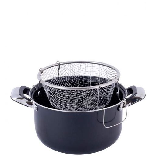 Каструля 4 л із сіткою для фритюру Kamille KM-5821 (1222997)