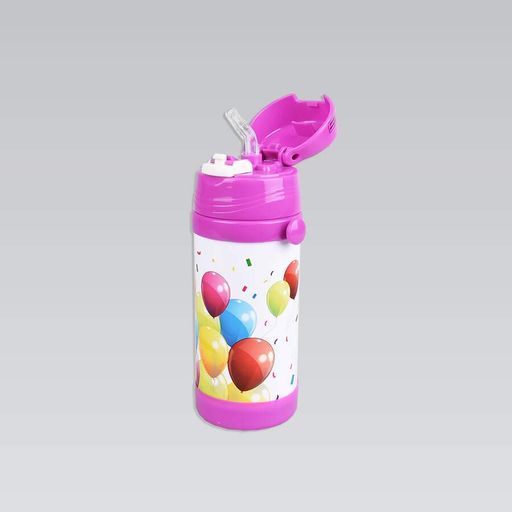 Термос із трубочкою 350 мл Maestro MR-1640-35 Pink (1224366)