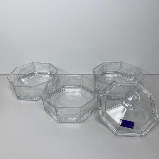 Конфетница с крышкой стеклянная Diamond Olens O102-015 (1224941)