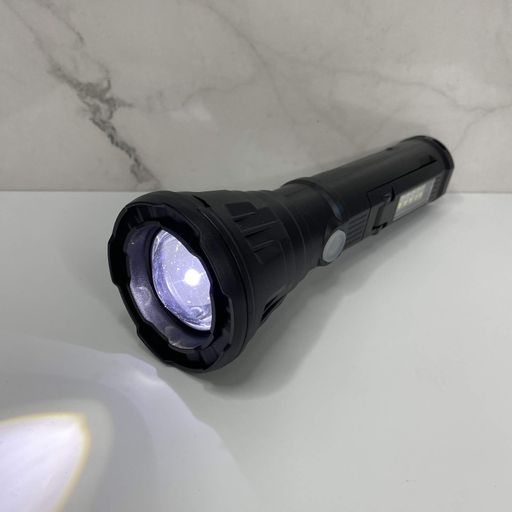 Фонарик ручной аккумуляторный 3 режима Zoom JLP-2182A (1225019)