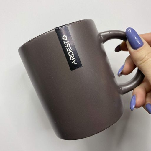 Чашка керамическая 360 мл Ardesto Lucca Grey brown AR2930GMC (1225132)