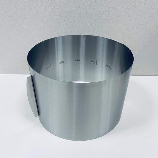 Форма-кільце з нержавіючої сталі розсувна 16-30*20 см Stenson R91854 (1225731)