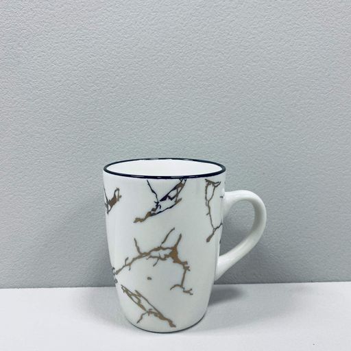 Набір чашок порцелянових 2 шт 360 мл Black&White Marble BonaDi 905-237/905-238 (1225816)