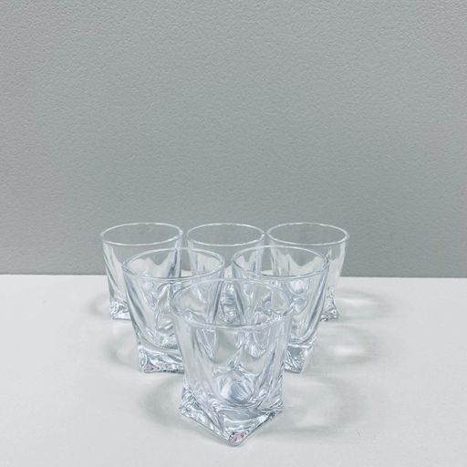 Набір чарок Quadro 6 шт 50 мл Yujing GlassWare 3139/1745 (1225896)