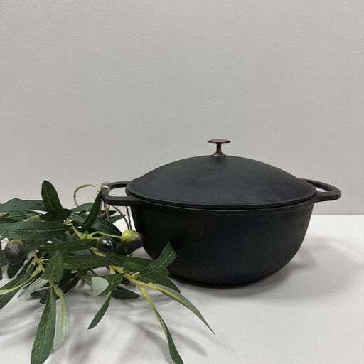 Кастрюля чугунная (котел) с чугунной крышкой 3 л 22 см Maysternya Т402С1 (1226297)