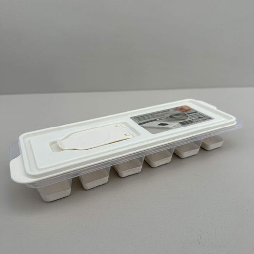 Форма для льда с крышкой 25,5х9х4 см Dunya Plastik 16014 белая (1226304)