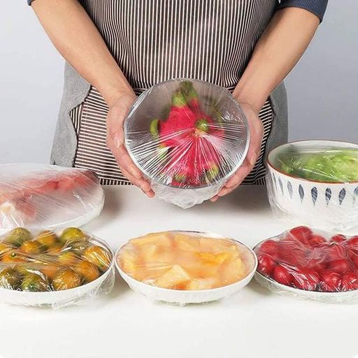 Пакети поліетиленові на резинці для продуктів 50 шт Stenson MT-298 (1226557)