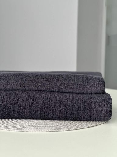 Комплект рушників Ideal Textile однотонних 50х90см + 70х140см 450 г/м2 графітовий (1227475)