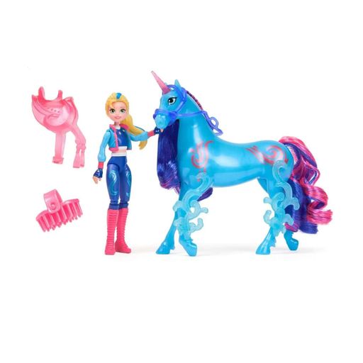 Ігровий набір Spin Master Unicorn Academy Академія єдинорогів: лялька Ізабель з єдинорогом Бурхливий, від 4 років (SM23203/6072676)