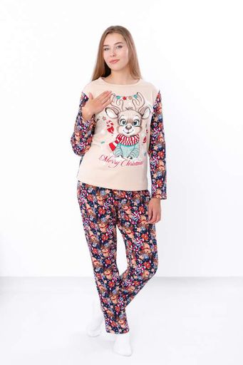 Піжама жіноча "Family look" Носи своє 50 Персиковий (p-12944-180420) (1228031)