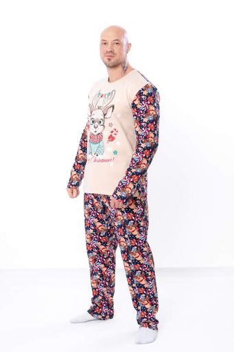 Піжама чоловіча "Family look" Носи своє 48 Персиковий (p-12943-180432) (1228039)