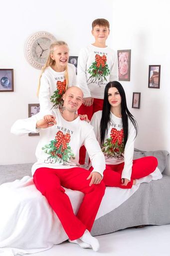 Піжама чоловіча "Family look" Носи своє 48 Білий (p-12558-140872) (1228051)