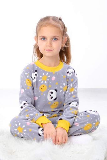 Піжама для дівчинки Носи своє 128 см Світло-сірий (p-12571-182658) (1228055)