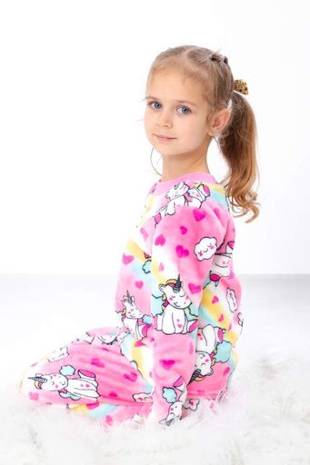 Піжама для дівчинки Носи своє 134 см Бузковий (p-8671-182671) (1228810)