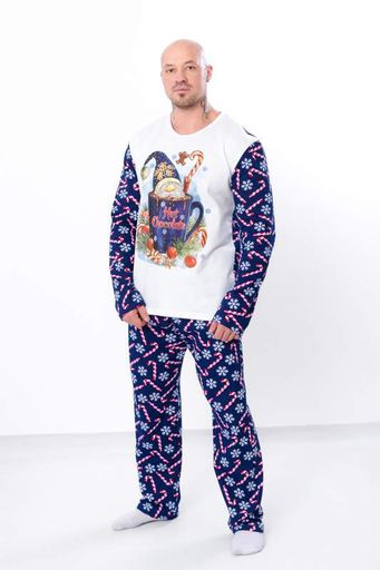 Піжама чоловіча "Family look" Носи своє 48 Синій (p-7566-179516) (1229400)