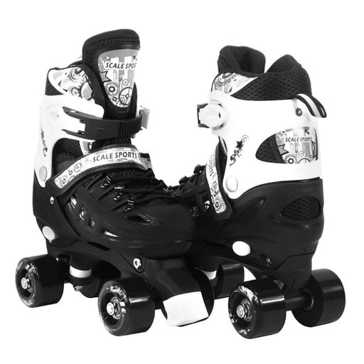 Раздвижные ролики квады Scale Sports. Black (размер 29-33) (1229802)