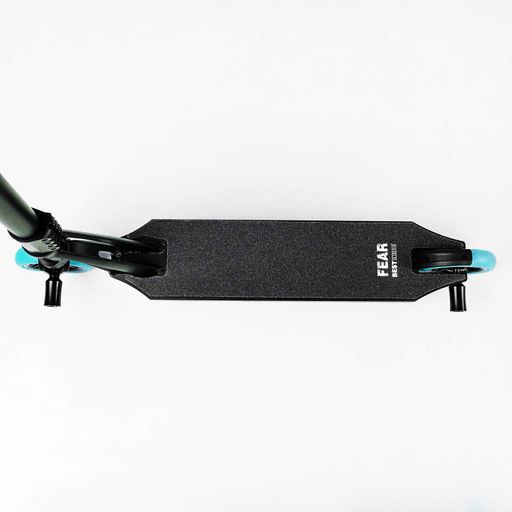 Самокат трюковый FEAR SCS система пеги алюминиевый диск и дека колёса PU. Black and blue (112900) (1230192)