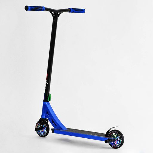 Самокат трюковий Best Scooter Freestyle Pro HIC-система пеги алюмінієвий диск та дека колеса PU. Blue (115641) (1230202)