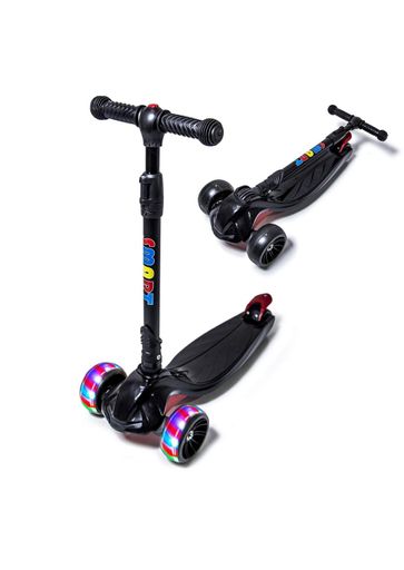 Самокат Scale Sports Smart колеса PU со светом руль складной. Black (2032097832) (1230425)