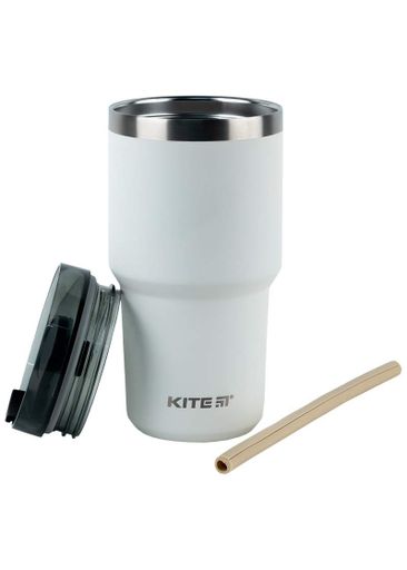 Термокружка KITE 600 мл белая (K24-1206-1) (1230876)