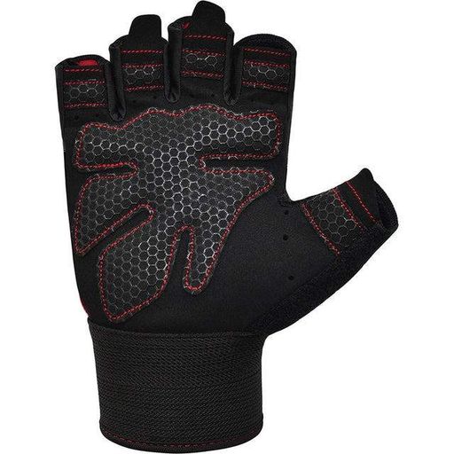 Рукавички для фітнесу RDX W1 HALF RED PLUS-XL (1230977)