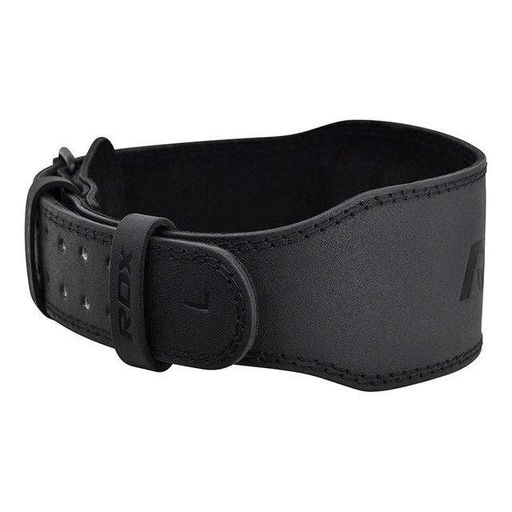 Пояс для важкої атлетики RDX 4 шкіряний Full Black L (1231022)