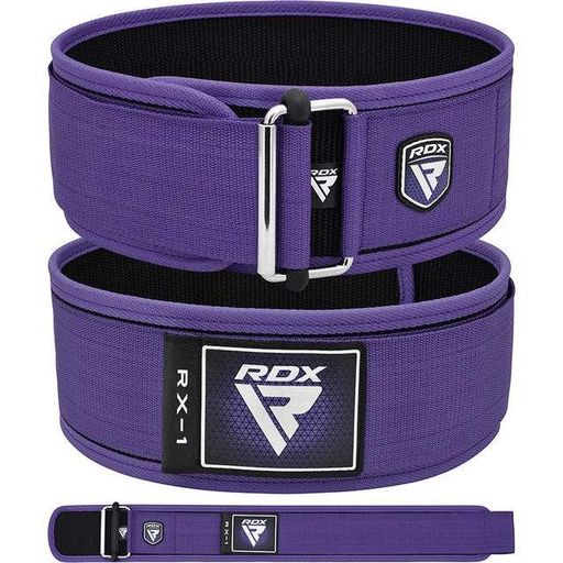 Пояс для важкої атлетики RDX RX1 Weight Lifting Belt Purple XS (1231218)