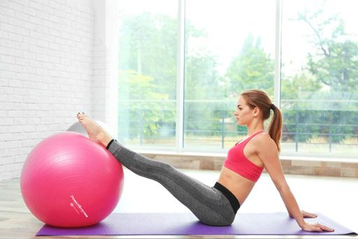 М'яч для фітнесу (фітбол) Power System PS-4013 Ø75 cm PRO Gymball Pink (1231265)
