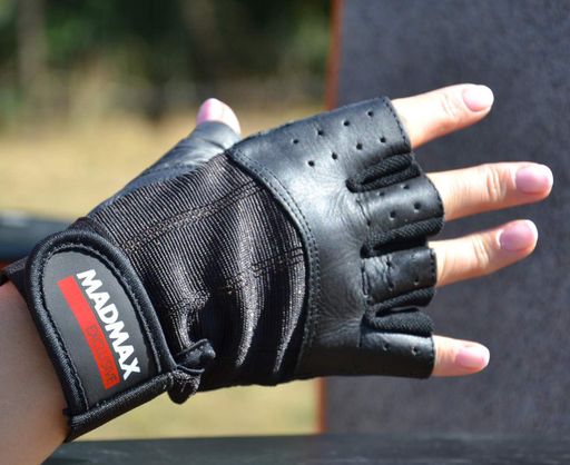 Рукавички для фітнесу MadMax MFG-248 Clasic Exclusive Black XXL (1231289)