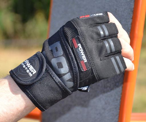 Рукавички для фітнесу Power System PS-2800 Power Grip Black M (1231353)