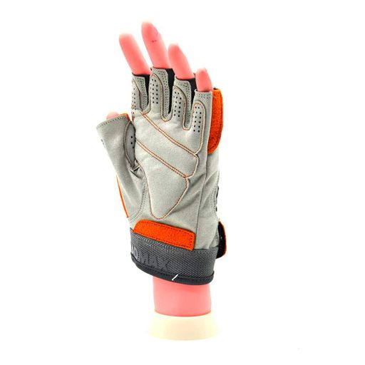 Рукавички для фітнесу MadMax MFG-850 Crazy Grey/Orange XXL (1231487)