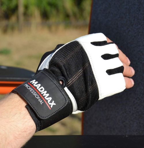 Рукавички для фітнесу MadMax MFG-269 Professional White XXL (1231489)