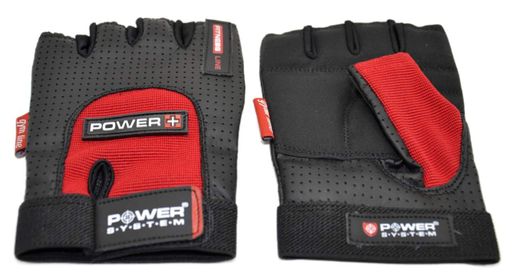 Рукавички для фітнесу Power System PS-2500 Power Plus Black/Red M (1231580)