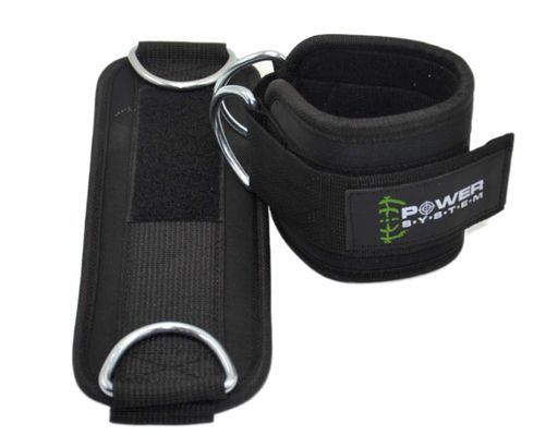 Манжети на щиколотку Power System PS-3460 Ankle Strap Gym Guy Black (1231614)