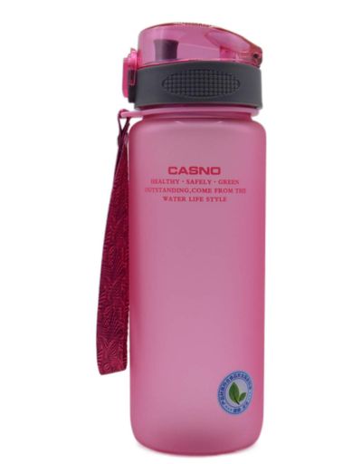 Пляшка для води CASNO 850 мл KXN-1183 Рожева (1231653)