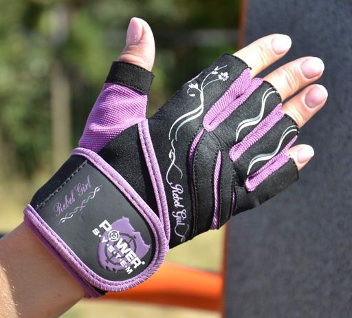 Рукавички для фітнесу Power System PS-2720 Rebel Girl жіночі Purple S (1231732)