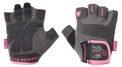 Рукавички для фітнесу Power System PS-2560 Cute Power жіночі Pink S (1231737)