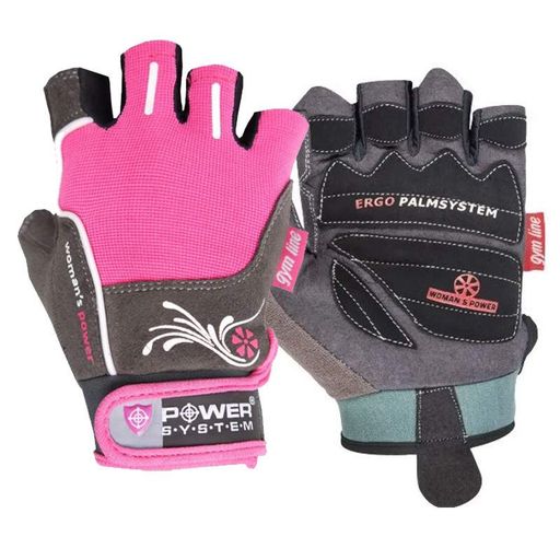 Рукавички для фітнесу Power System PS-2570 Woman’s Power жіночі Pink S (1231809)